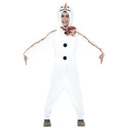 DEGUISEMENT BONHOMME DE NEIGE TAILLE 4/6 ANS