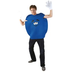 DEGUISEMENT BONBON ROND BLEU TAILLE UNIQUE 