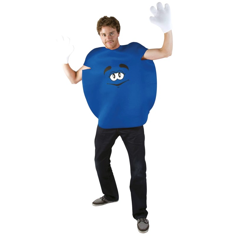 DEGUISEMENT BONBON ROND BLEU TAILLE UNIQUE 