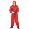 DEGUISEMENT BRAQUEUR OU VOLEUR COMBINAISON ROUGE TAILLE XXXL