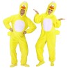 DEGUISEMENT CANETON OU POUSSIN JAUNE EN PELUCHE DOUX TAILLE M-L