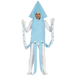 DEGUISEMENT CALAMAR BLEU TAILLE L