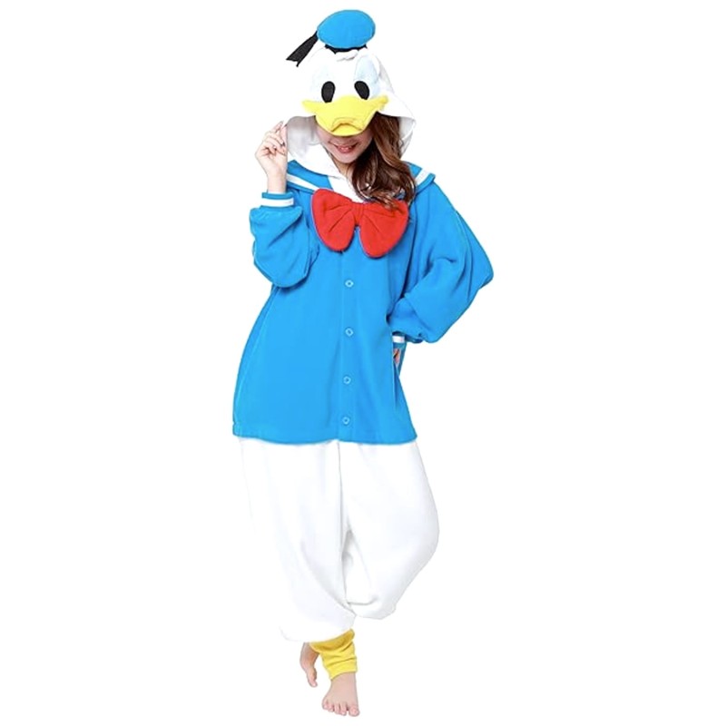 DEGUISEMENT CANARD BLEU DONALD KIGURUMI TAILLE XL