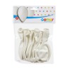 10 BALLONS BLANC 001 BIO LATEX 28-30 CM 