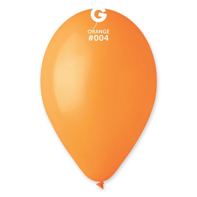 50 BALLONS ORANGE BIO LATEX 28-30 CM 004