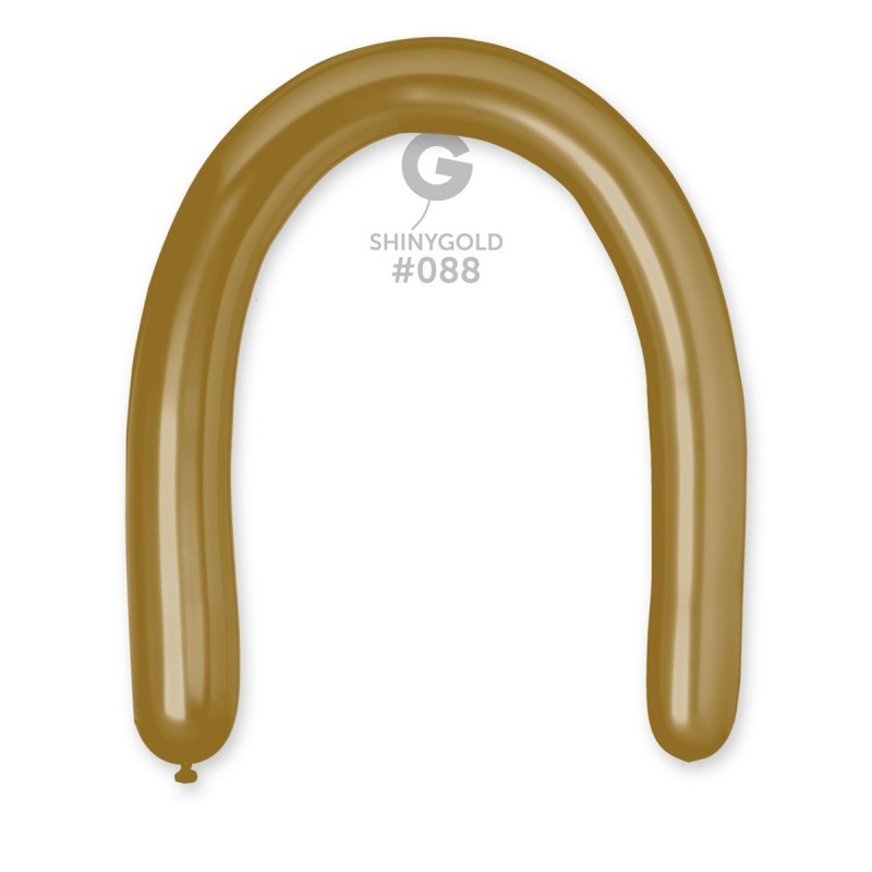 25 BALLONS BIO LATEX A MODELER SHINY OR 8 CM 088