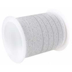 BOLDUC IMPRESSION DENTELLE 10 MM X 25 M BLANC