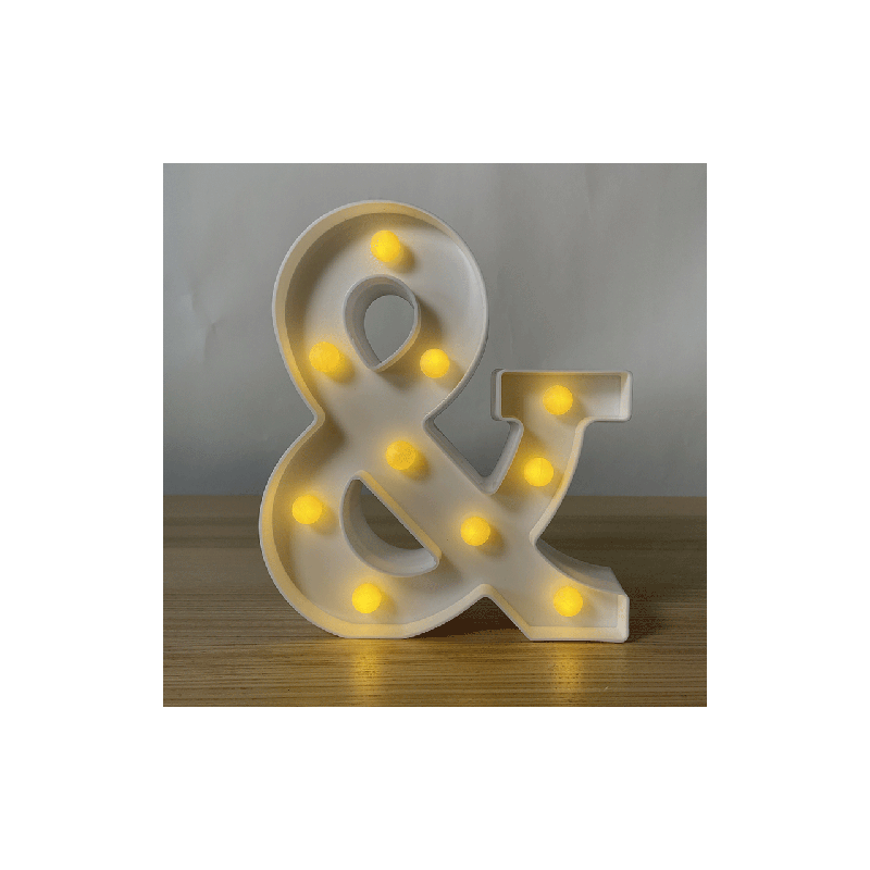 DECORATION LED ESPERLUETTE & 25 CM BLANC CHAUD