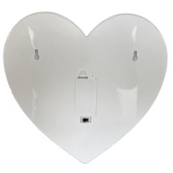 DECORATION COEUR LED BLANC CHAUD 25 CM 
