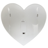 DECORATION COEUR LED BLANC CHAUD 25 CM 
