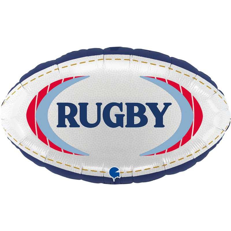 BALLON METALLIQUE BALLON DE RUGBY 51 CM