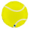 BALLON METALLIQUE BALLE DE TENNIS JAUNE 46 CM