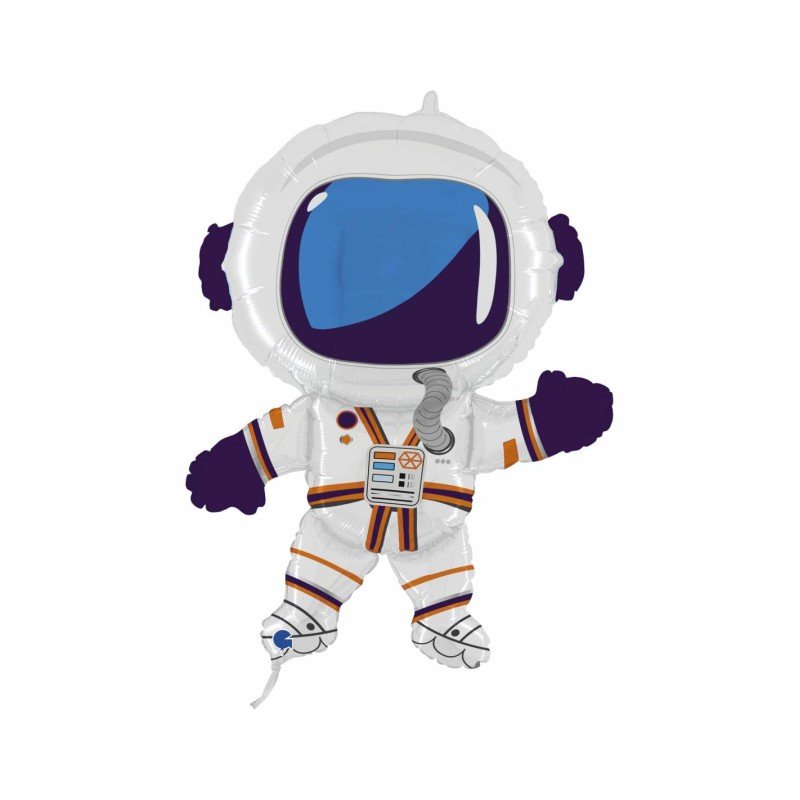 BALLON METALLIQUE HAPPY ASTRONAUTE 71 CM