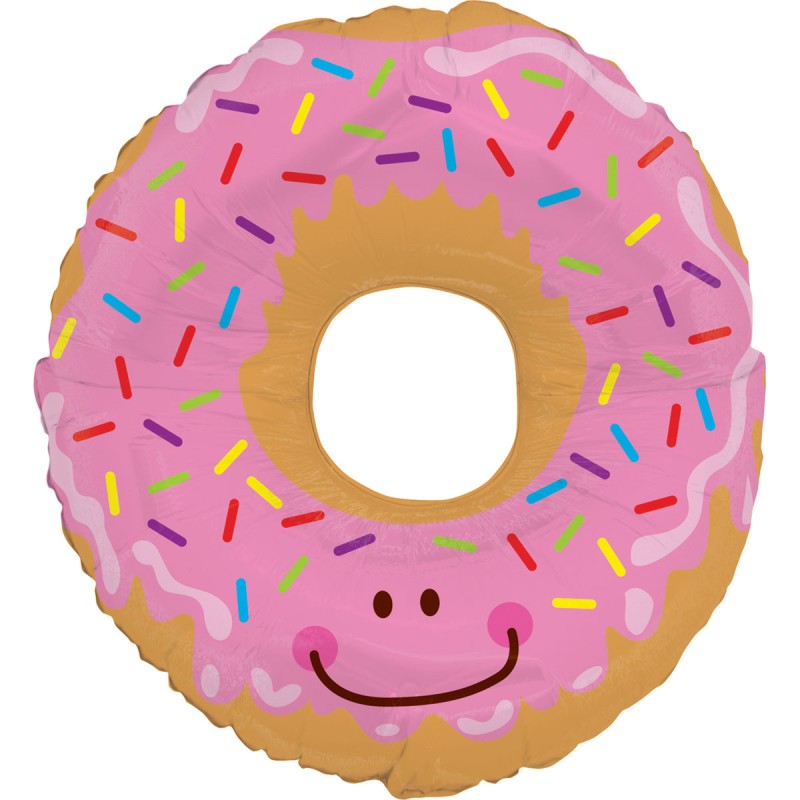 BALLON METALLIQUE GRAND DONUTS 66 CM