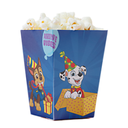 12 BOITES A POP CORN PAT PATROUILLE 5 X 12 X 5 CM