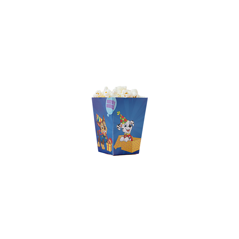 12 BOITES A POP CORN PAT PATROUILLE 5 X 12 X 5 CM
