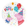 8 ASSIETTES EN CARTON BIODEGRADABLE PEPPA PIG 18 CM 