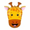 BALLON METALLIQUE TETE DE GIRAFE 61 CM