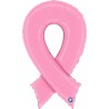 BALLON METALLIQUE NOEUD ROSE OCTOBRE ROSE 94 CM