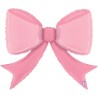 BALLON METALLIQUE PRETTY PINK BOW NOEUD ROSE CLAIR 104 CM
