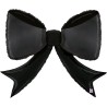 BALLON METALLIQUE PRETTY BLACK BOW NOEUD NOIR 104 CM