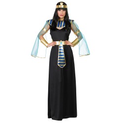 DEGUISEMENT EGYPTIENNE NOIR ET OR ISIS TAILLE XL