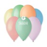 10 BALLONS MULTICOLORES PASTEL MACARON ASSORTI BIO LATEX 28-30CM 