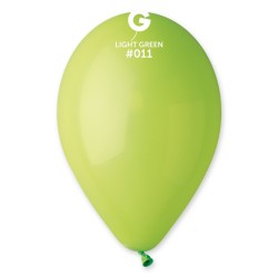 10 BALLONS VERT POMME 011 BIO LATEX 28-30 CM 