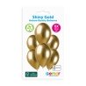 6 BALLONS BIO LATEX COULEUR SHINY OR 088 33 CM 
