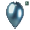 6 BALLONS BIO LATEX COULEUR SHINY BLEU SPACE BLUE 092 33 CM 