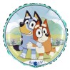 BALLON METALLIQUE ROND 46CM BLUEY 