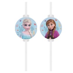 4 PAILLES MEDAILLON REINE DES NEIGES ANA ELSA ET OLAF EN PAPIER