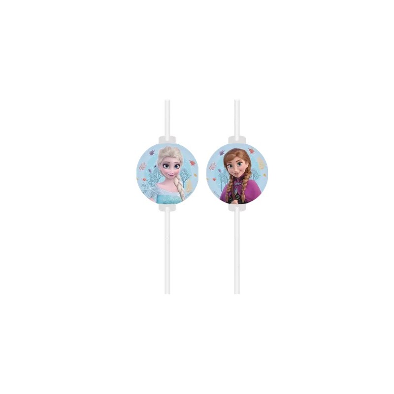4 PAILLES MEDAILLON REINE DES NEIGES ANA ELSA ET OLAF EN PAPIER