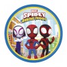 8 ASSIETTES RONDES SPIDEY ET SES AMIS 23 CM 