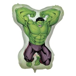 BALLON METALLIQUE PERSONNAGE HULK AVENGERS 80 X 96 CM VERT