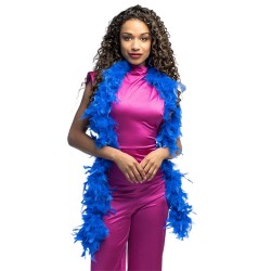 BOA PLUME BLEIU 180 CM 50G