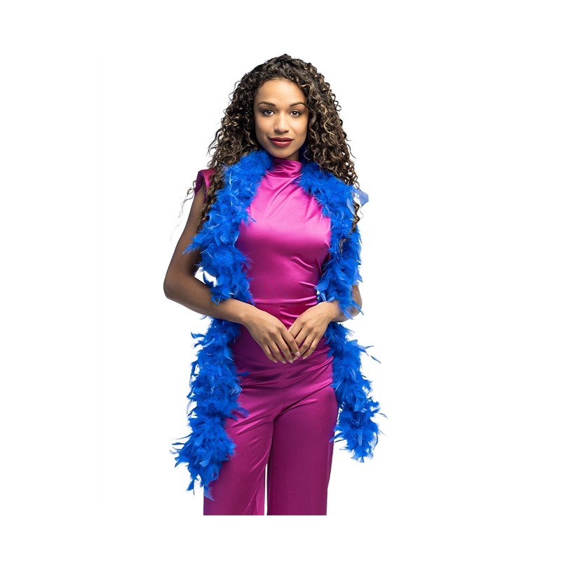BOA PLUME BLEIU 180 CM 50G