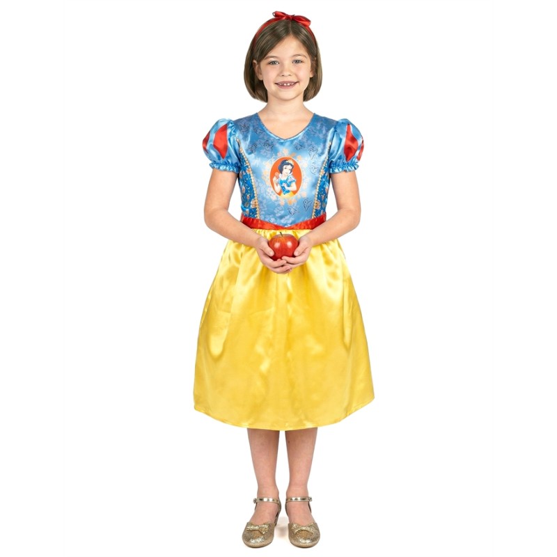 DEGUISEMENT ROBE BLANCHE NEIGE DISNEY TAILLE 5-6 ANS