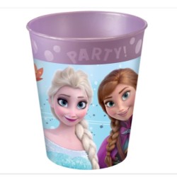 4 GOBELETS REUTILISABLES REINE DES NEIGES 250 ML