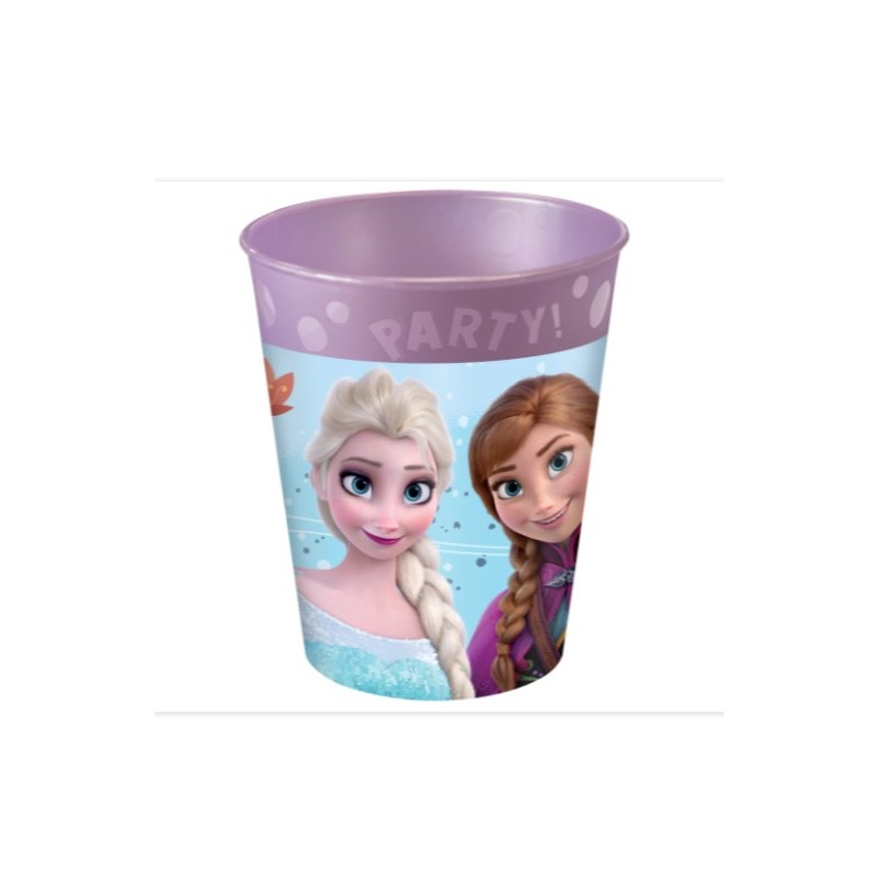 4 GOBELETS REUTILISABLES REINE DES NEIGES 250 ML