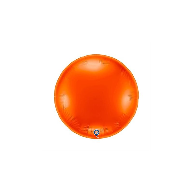 BALLON METALLIQUE ROND 91 CM ORANGE