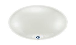 BALLON METALLIQUE ROND 91 CM BLANC