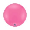 BALLON METALLIQUE ROND 91 CM ROSE BUBBLE GUM