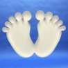 CADRE MOSAIQUE POUR BALLONS OU FLEURS PIEDS DE BEBE 100 CM