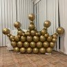 CADRE MOSAIQUE POUR BALLONS OU FLEURS COURONNE 110 CM DE HAUT 180 CM DE LARGE