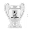 20 SERVIETTES FOOT COUPE ARGENT WE ARE THE CHAMPION 40 X 33 CM 