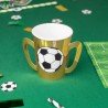 6 GOBELETS FOOT DECOR COUPE OR 270 ML 