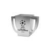 6 BOITES A POP CORN COUPE DES CHAMPIONS FOOT 7 X 7 X 12.5 CM
