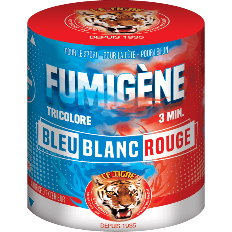FUMIGENE EN POT TRICOLORE 3MIN 