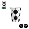 10 GOBELETS FOOTBALL 270CL
